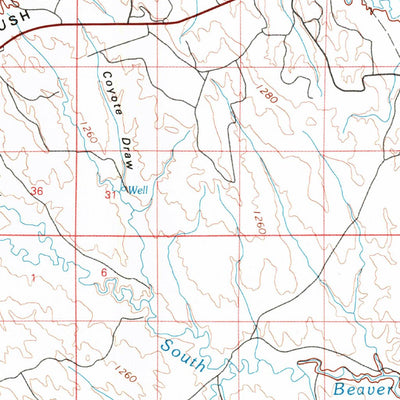 United States Geological Survey Newcastle, WY-SD (1979, 100000-Scale) digital map