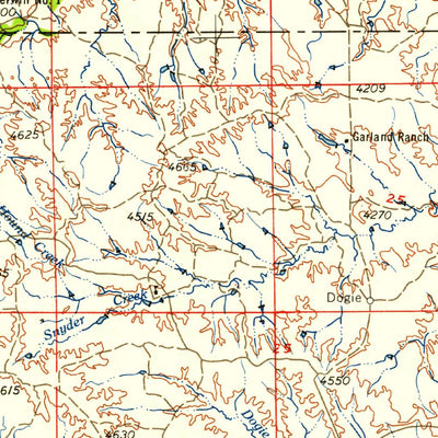 United States Geological Survey Newcastle, WY-SD-NE (1958, 250000-Scale) digital map