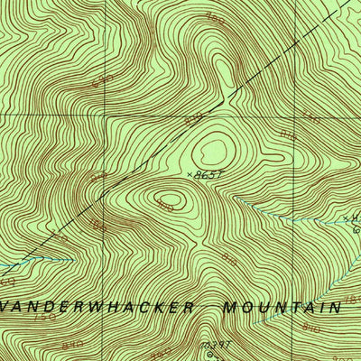 United States Geological Survey Newcomb, NY (1989, 25000-Scale) digital map