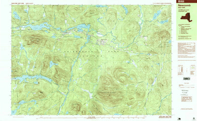 United States Geological Survey Newcomb, NY (1997, 25000-Scale) digital map