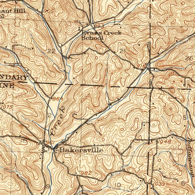 United States Geological Survey Newcomerstown, OH (1913, 62500-Scale) digital map