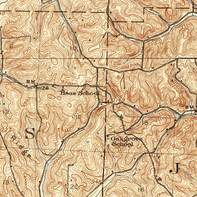 United States Geological Survey Newcomerstown, OH (1913, 62500-Scale) digital map