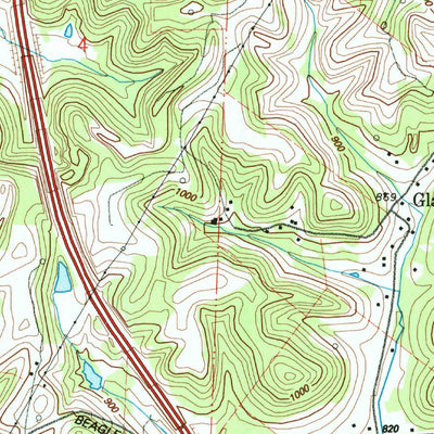 United States Geological Survey Newcomerstown, OH (1993, 24000-Scale) digital map