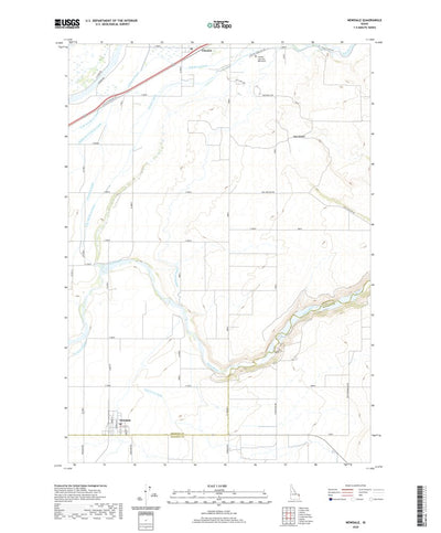 United States Geological Survey Newdale, ID (2020, 24000-Scale) digital map