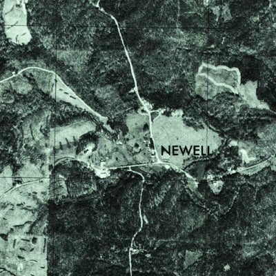 United States Geological Survey Newell, AL (1975, 24000-Scale) digital map