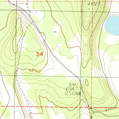 United States Geological Survey Newell, CA-OR (1988, 24000-Scale) digital map