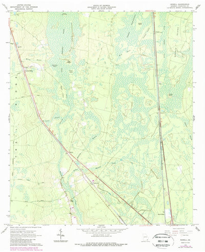 United States Geological Survey Newell, GA (1966, 24000-Scale) digital map