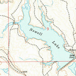 United States Geological Survey Newell Lake, SD (1977, 24000-Scale) digital map