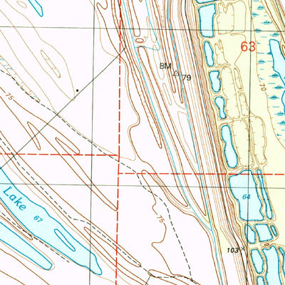 United States Geological Survey Newellton, LA-MS (1994, 24000-Scale) digital map