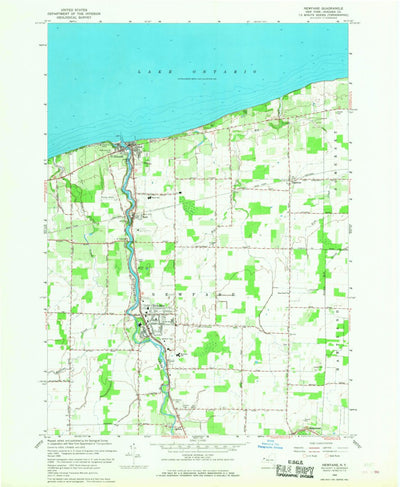 United States Geological Survey Newfane, NY (1965, 24000-Scale) digital map