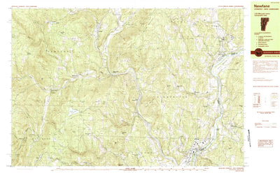 United States Geological Survey Newfane, VT-NH (1984, 25000-Scale) digital map