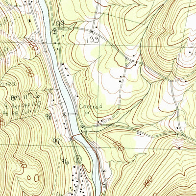 United States Geological Survey Newfane, VT-NH (1984, 25000-Scale) digital map