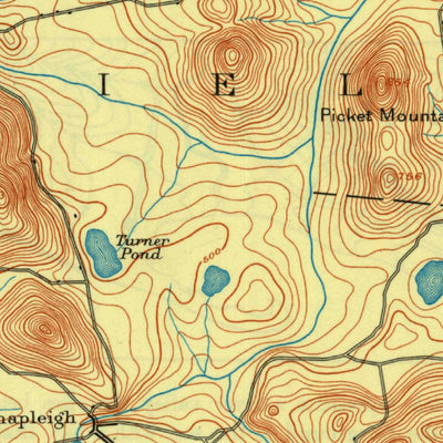 United States Geological Survey Newfield, ME-NH (1893, 62500-Scale) digital map