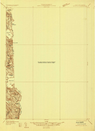 United States Geological Survey Newfield, ME-NH (1933, 48000-Scale) digital map