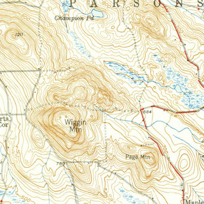 United States Geological Survey Newfield, ME-NH (1944, 62500-Scale) digital map