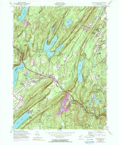 United States Geological Survey Newfoundland, NJ (1954, 24000-Scale) digital map
