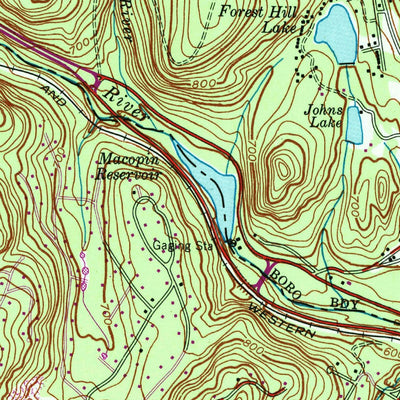 United States Geological Survey Newfoundland, NJ (1954, 24000-Scale) digital map