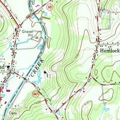 United States Geological Survey Newfoundland, PA (1966, 24000-Scale) digital map