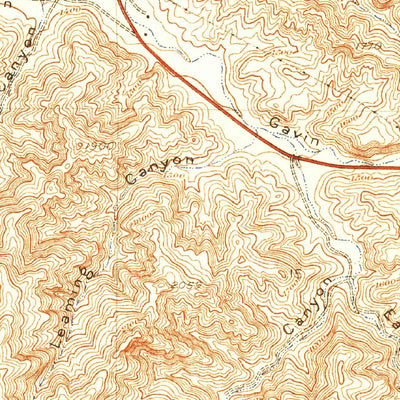 United States Geological Survey Newhall, CA (1933, 24000-Scale) digital map