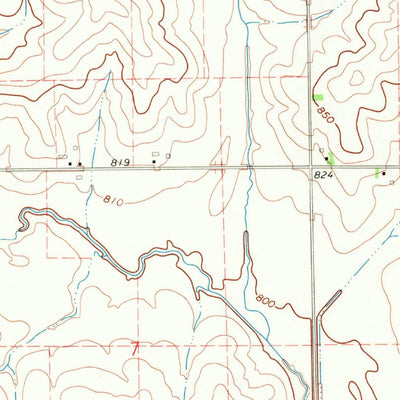 United States Geological Survey Newhall, IA (1968, 24000-Scale) digital map