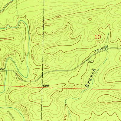 United States Geological Survey Newhope, AR (1969, 24000-Scale) digital map