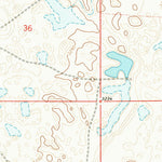 United States Geological Survey Newhouse Reservoir, MT (1971, 24000-Scale) digital map