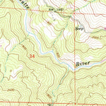 United States Geological Survey Newhouse Ridge, CA (1967, 24000-Scale) digital map