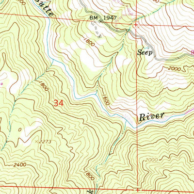 United States Geological Survey Newhouse Ridge, CA (1967, 24000-Scale) digital map