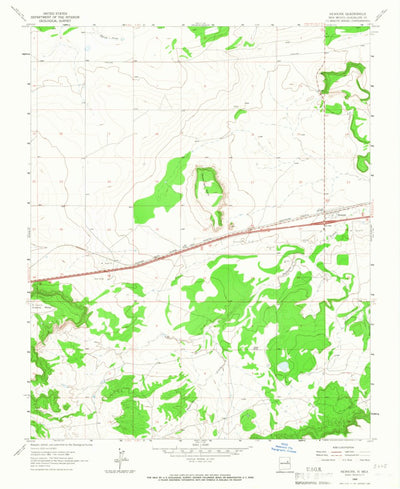 United States Geological Survey Newkirk, NM (1964, 24000-Scale) digital map