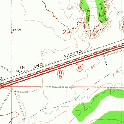 United States Geological Survey Newkirk, NM (1964, 24000-Scale) digital map