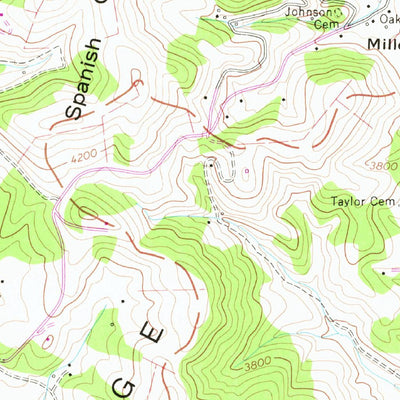 United States Geological Survey Newland, NC (1960, 24000-Scale) digital map