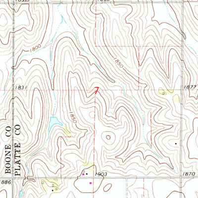 United States Geological Survey Newman Grove, NE (1966, 24000-Scale) digital map