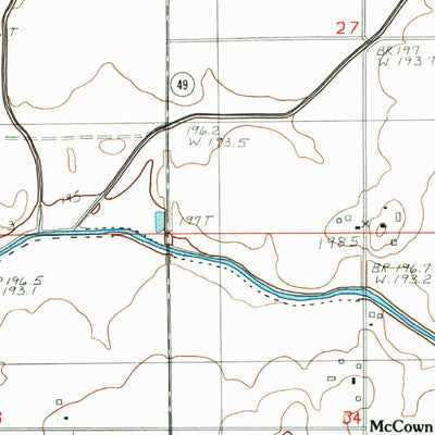 United States Geological Survey Newman, IL (1998, 24000-Scale) digital map