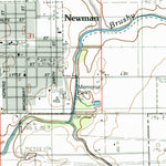 United States Geological Survey Newman, IL (1998, 24000-Scale) digital map