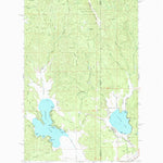 United States Geological Survey Newman Lake, WA-ID (1973, 24000-Scale) digital map
