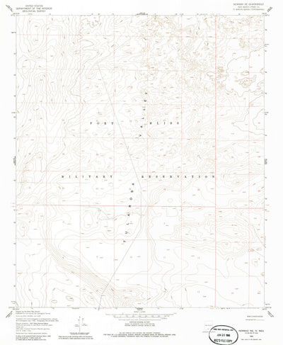 United States Geological Survey Newman NE, NM (1955, 24000-Scale) digital map