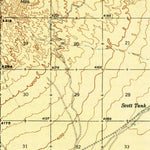 United States Geological Survey Newman, NM-TX (1943, 62500-Scale) digital map