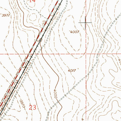 United States Geological Survey Newman, NM-TX (1955, 24000-Scale) digital map