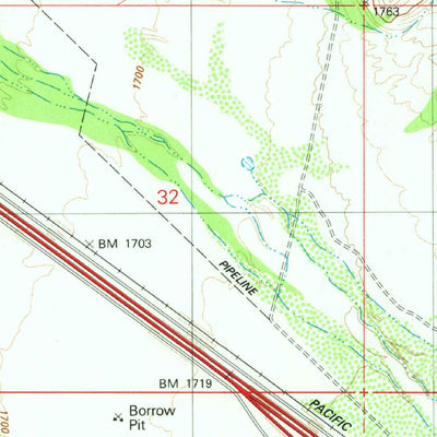 United States Geological Survey Newman Peak, AZ (1981, 24000-Scale) digital map