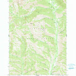 United States Geological Survey Newman Peak, ID (1970, 24000-Scale) digital map