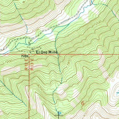 United States Geological Survey Newman Peak, ID (1970, 24000-Scale) digital map