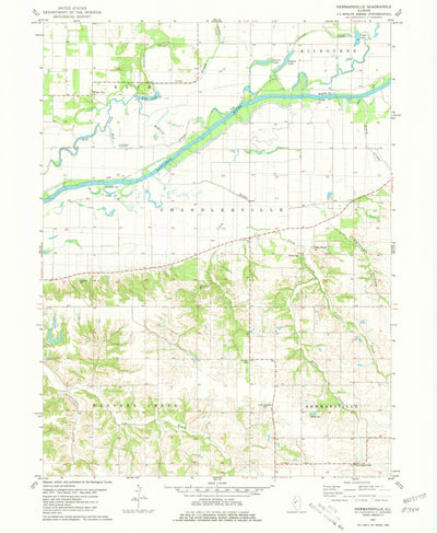 United States Geological Survey Newmansville, IL (1981, 24000-Scale) digital map