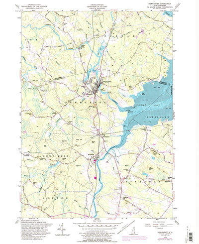 United States Geological Survey Newmarket, NH (1956, 24000-Scale) digital map
