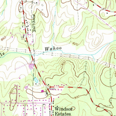 United States Geological Survey Newnan North, GA (1965, 24000-Scale) digital map