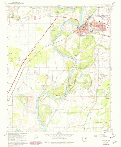 United States Geological Survey Newport, AR (1962, 24000-Scale) digital map