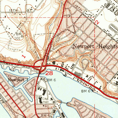 United States Geological Survey Newport Beach, CA (1949, 24000-Scale) digital map