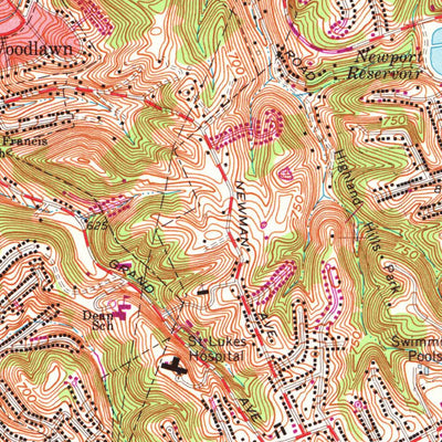 United States Geological Survey Newport, KY-OH (1961, 24000-Scale) digital map
