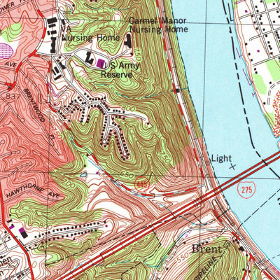 United States Geological Survey Newport, KY-OH (1983, 24000-Scale) digital map
