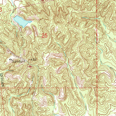 United States Geological Survey Newport, MS (1964, 24000-Scale) digital map