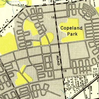 United States Geological Survey Newport News North, VA (1944, 24000-Scale) digital map
